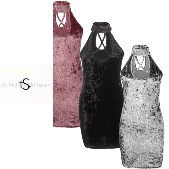 •[1 LEFT]➰HP➰•V E L V E T  Choker Dress• - Picture 4 of 4