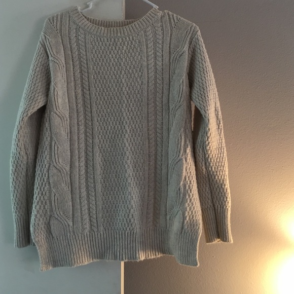 Cream sweater