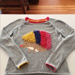 Mini Boden Hedgehog Sweater size 9-10