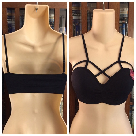 Caged Adjustable Straps Seamless Bra AB SmallC NEW - Picture 2 of 4