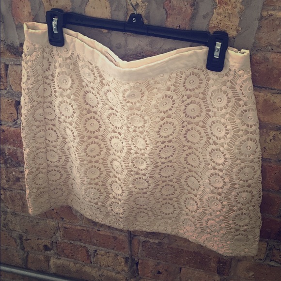 Winter white skirt
