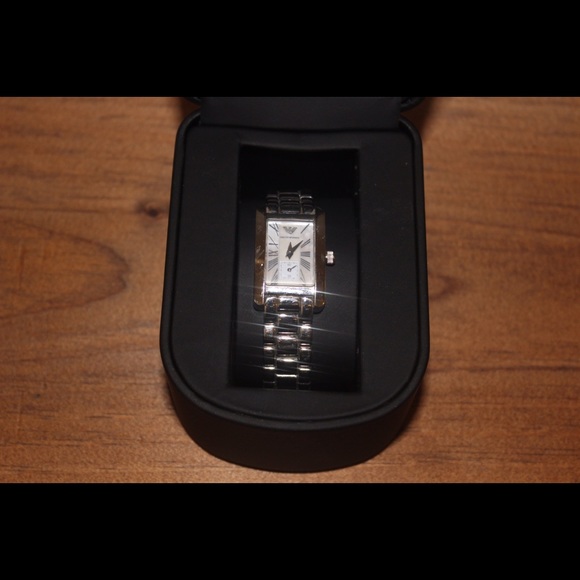 Authentic Emporio Armani silver watch