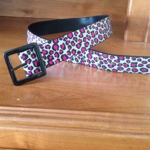 Sparkly Animal Print Belt