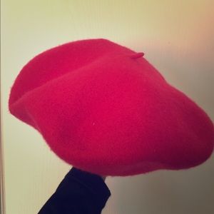 Red beret from Paris, France