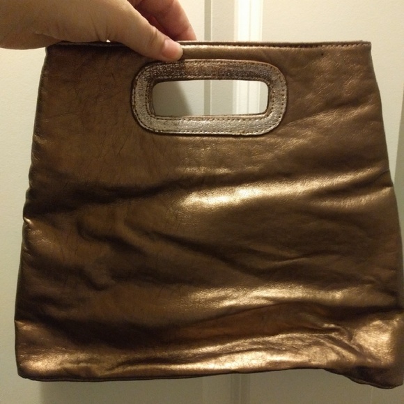 Bronze handbag