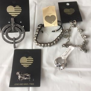 Gothic Skull Jewelry Bundle NWT