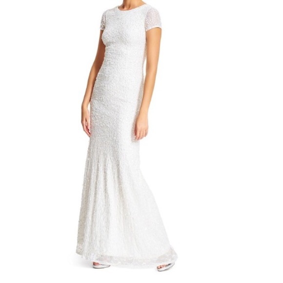 Gorgeous Adrianna Papell formal sequined dress