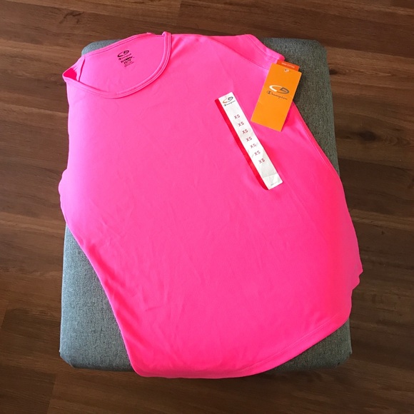 A pink workout tee