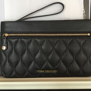 Vera Bradley Quilted Mia Wristlet