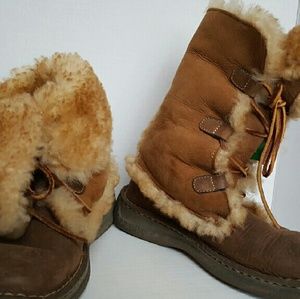 Born boots with shearling lining size 8