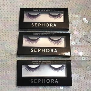 Sephora eyelashes 3 sets