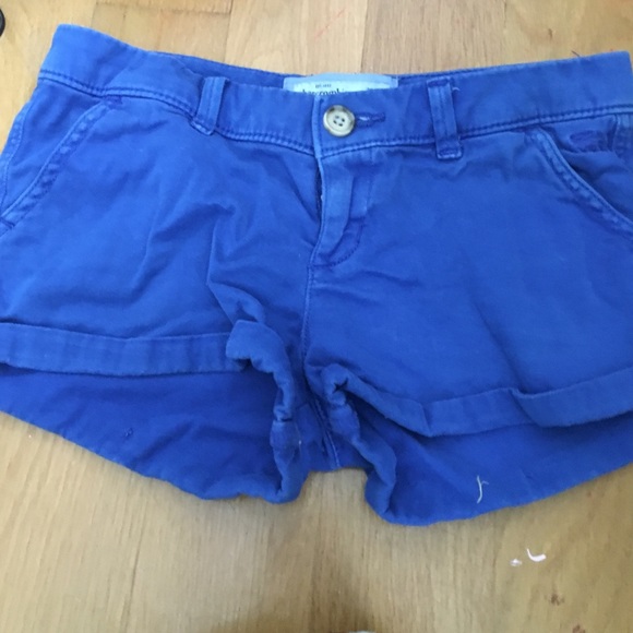 Girls blue Abercrombie kids shorts