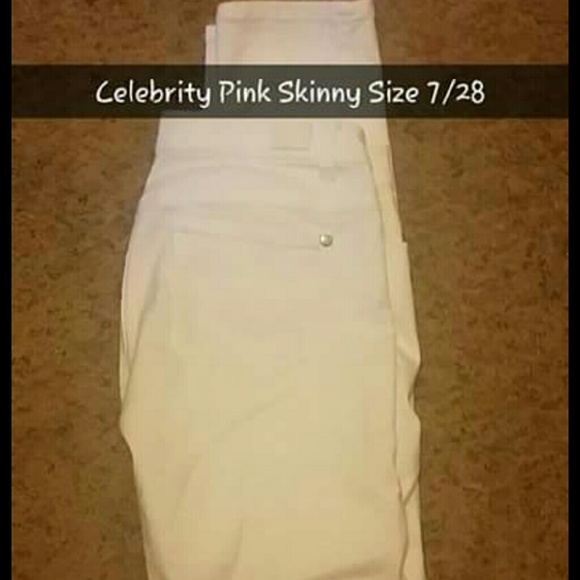 White skinny jeans