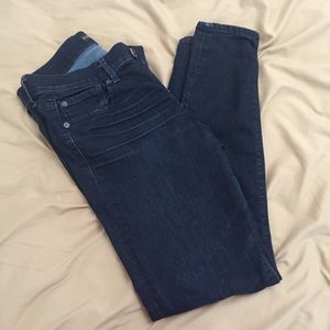 Express mid waist skinny jeans