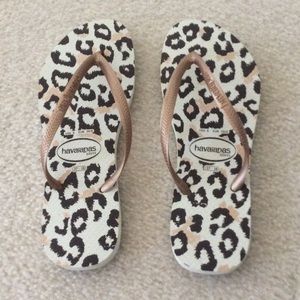 Havaianas Slim Flip Flops 37/38.  NWOT!