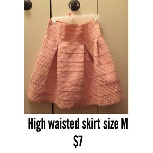High waisted skirt size m