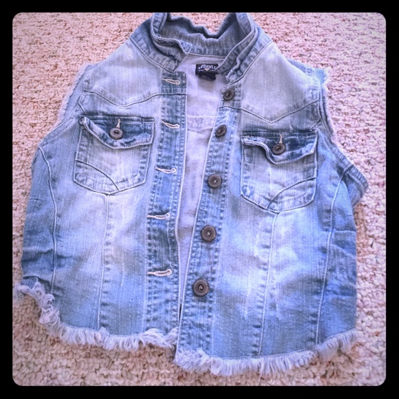 Jean jacket vest