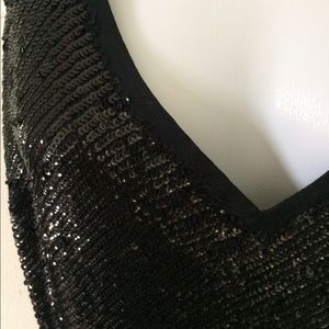 BANANA REPUBLIC 💕Black sequin dress💕