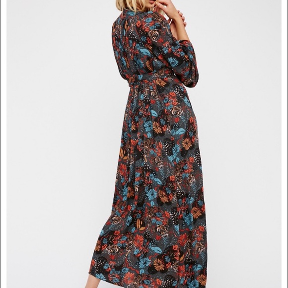 NWT Wild Laurel Maxi Dress Jungle Combo XS - Picture 3 of 4