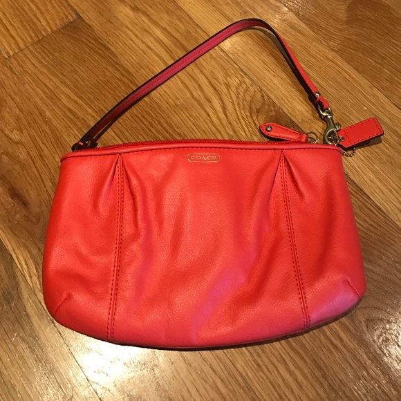 Coach leather purse