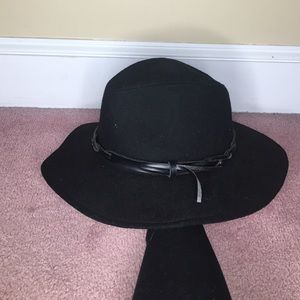 black fedora
