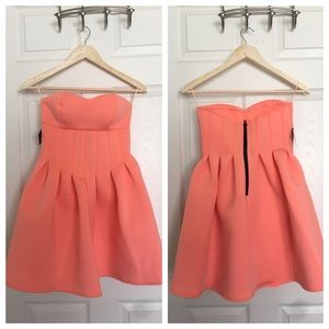 Nasty Gal Coral Cocktail Dress