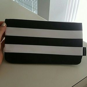 Sephora Black and White Foldover Makeup Bag