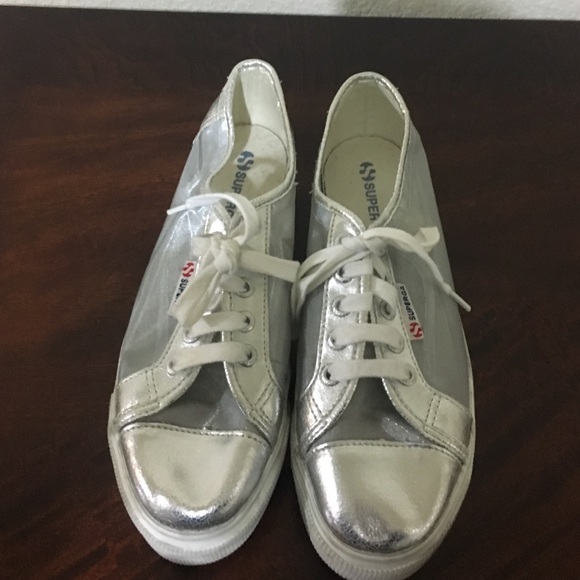 Superga silver sneakers