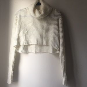 Turtleneck cropped sweater