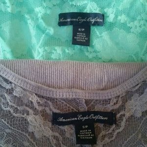 American Eagle lace-back tank tops