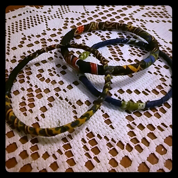 Handmade African Fabric Bracelets