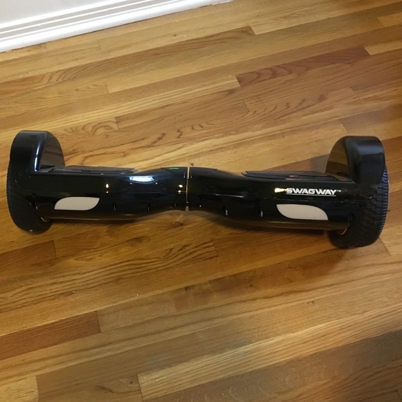 A hover board by the brand swagway.