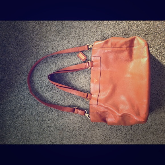 Fossil Brown Leather Bag