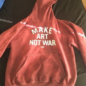 Obey "Make Art Not War" pullover hoodie