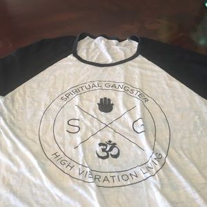Spirtual Gangster baseball 3/4 sleeve tee