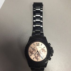 MICHAEL KORS Black Glitz Everest Watch