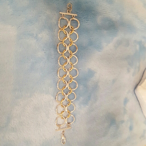 Premier Designs Jewelry - Premier Design Gold and Silver tone bracelet