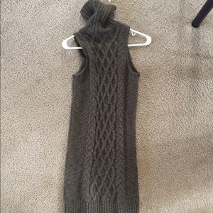 Sweater turtle neck dress