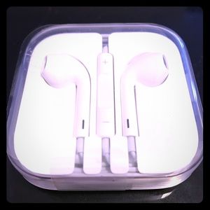 brand new Apple head phones.