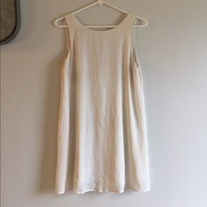 White dress with bow