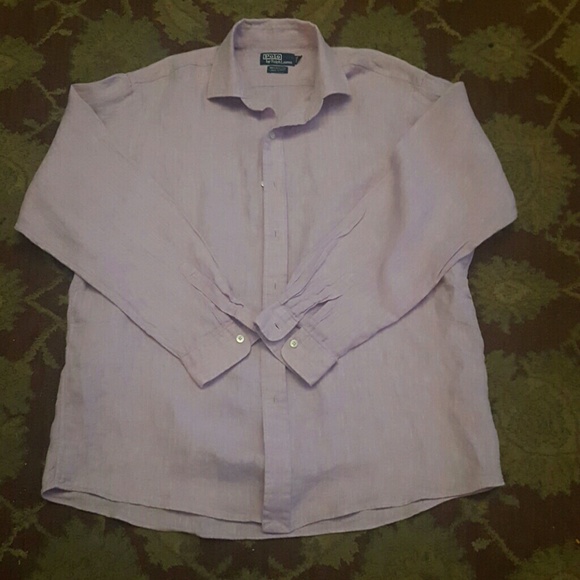 Polo long sleeve dress shirt size XL.