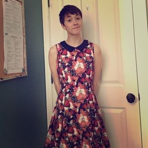 Hot Topic Alice in Wonderland Skater Dress