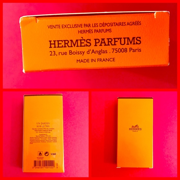 Hermes 3x 10ml perfume