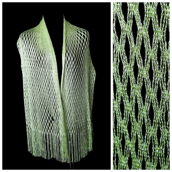 Accessories - ‼️PRICE FIRM LAST CALL Metallic Green Scarf B199