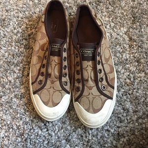 no lace coach sneakers