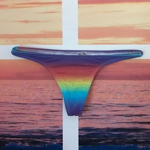 rainbow 🌈 liquid ambition bikini bottom (thong)
