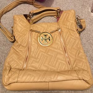 Tan handbag