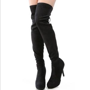 Over the knee boots