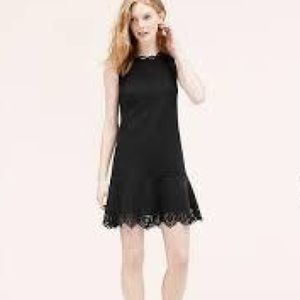 Ann Taylor LOFT Lasercut Scallop Flounce Dress 2