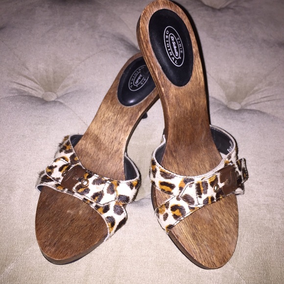 Dr. Scholl's Cheetah kitten heels